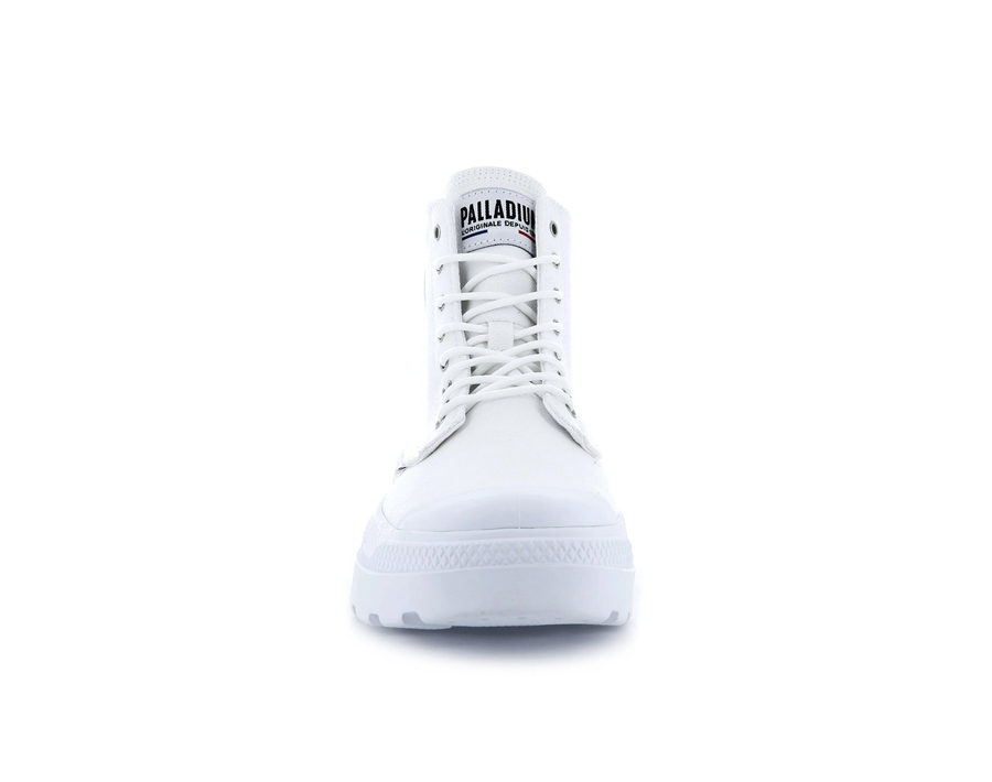 Palladium Pallakix Hi Canvas Hvite | AAP906ML