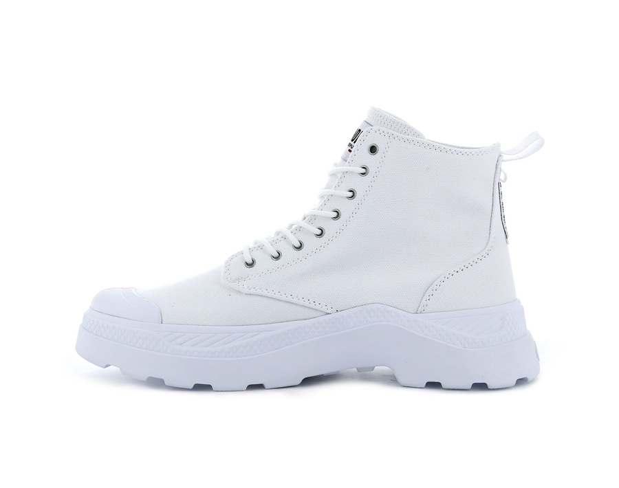 Palladium Pallakix Hi Canvas Hvite | AAP906ML