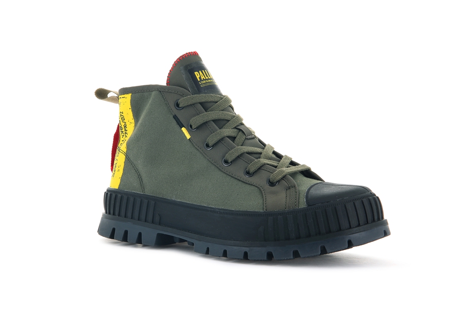 Palladium Pallashock Supply Hi Olivengrønne | ANX830MD