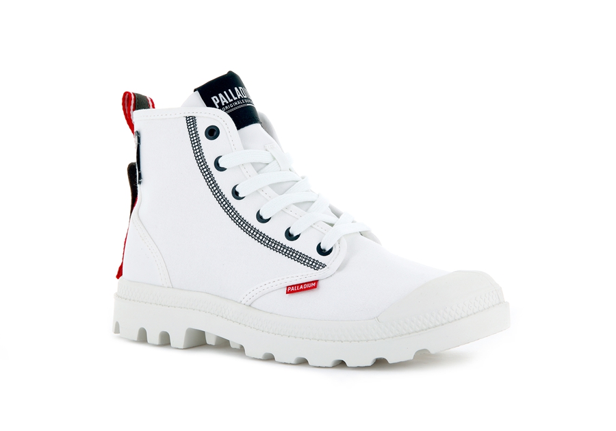 Palladium Pampa Dare 2 Survive Hvite | RGN3386NQ