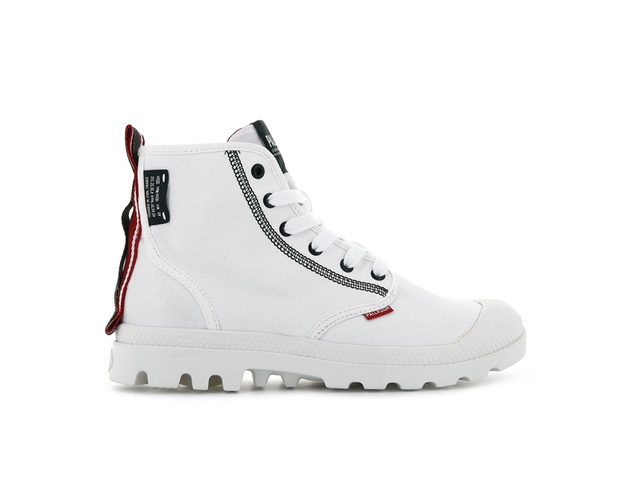 Palladium Pampa Dare 2 Survive Hvite | RGN3386NQ