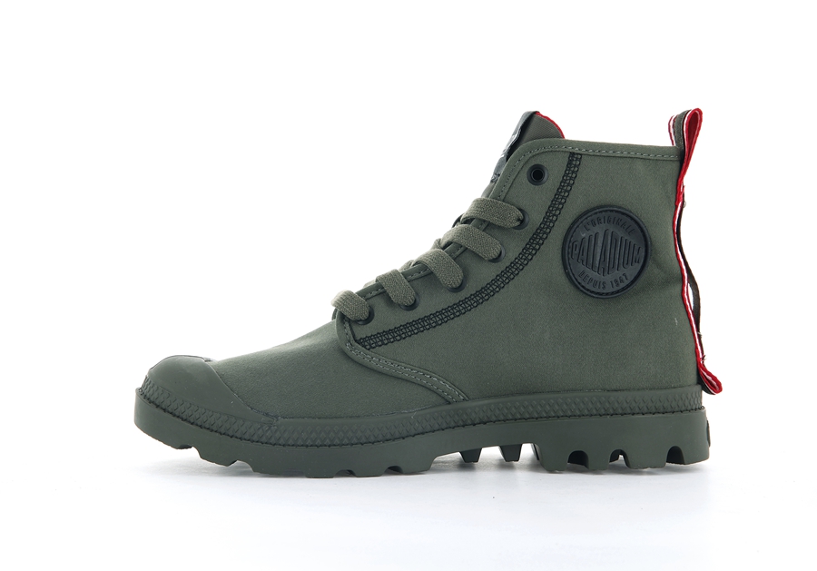 Palladium Pampa Dare 2 Survive Olivengrønne | HHE7698SB