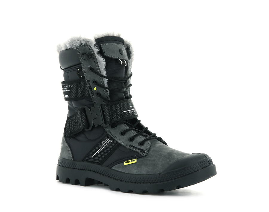 Palladium Pampa Europa Tactical Svarte | SGM131PT