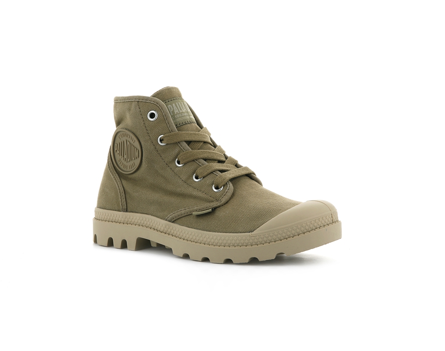 Palladium Pampa Hi Olivengrønne | JVZ4646VG