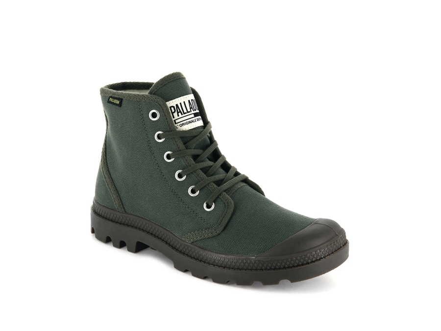 Palladium Pampa Hi Originale Olivengrønne Svarte | ZAT5060OT