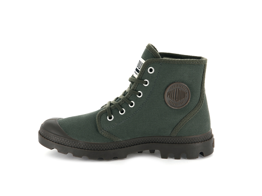 Palladium Pampa Hi Originale Olivengrønne Svarte | ZAT5060OT