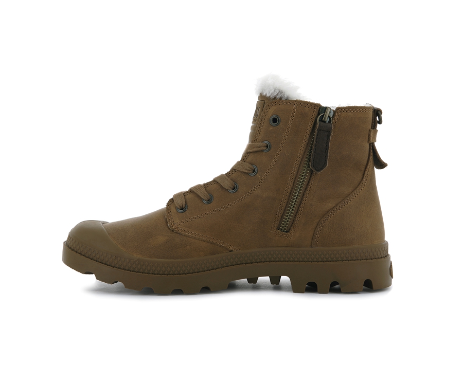 Palladium Pampa Hi Pilot Sjokolade | NZE1778XZ