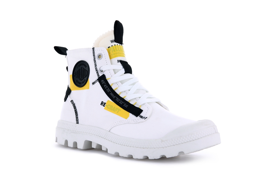 Palladium Pampa Hi Re-craft Hvite | UNO8228AY