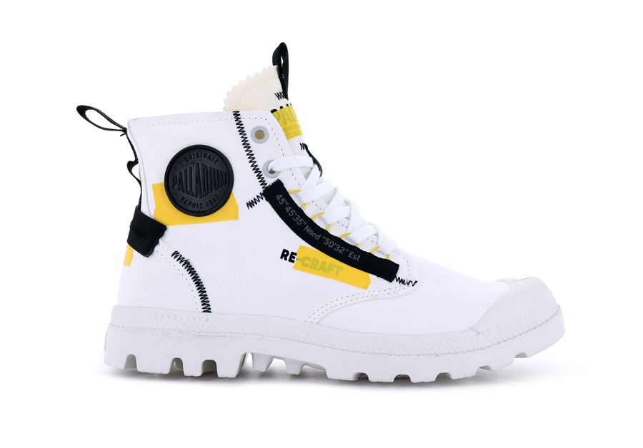 Palladium Pampa Hi Re-craft Hvite | UNO8228AY