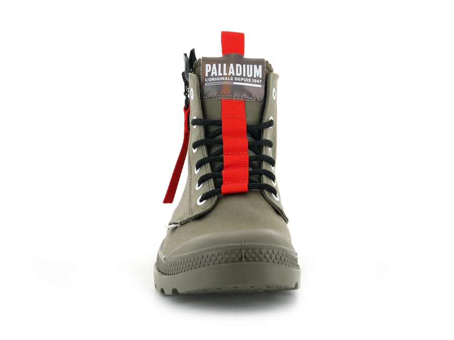 Palladium Pampa Hi Ticket To Earth Grønn | KRR2114IZ