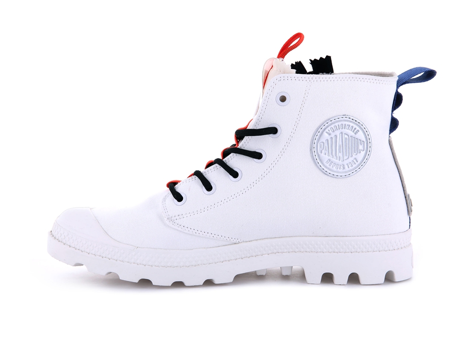 Palladium Pampa Hi Ticket To Earth Hvite | FZF7061DC