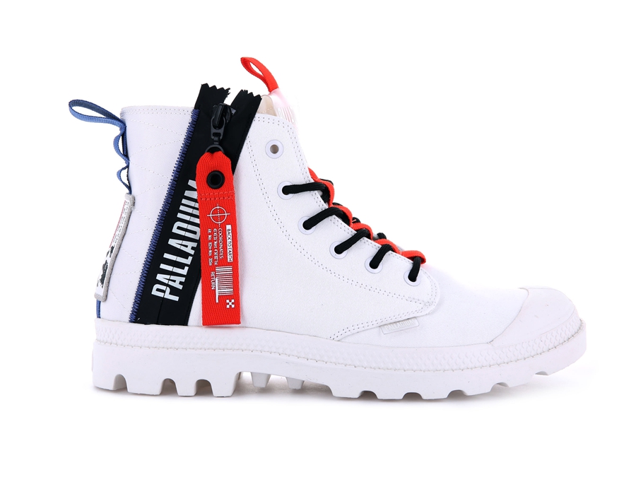 Palladium Pampa Hi Ticket To Earth Hvite | FZF7061DC