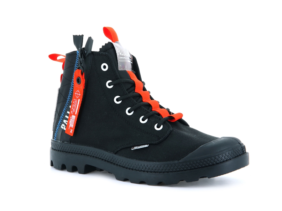 Palladium Pampa Hi Ticket To Earth Svarte | PSQ3286SI