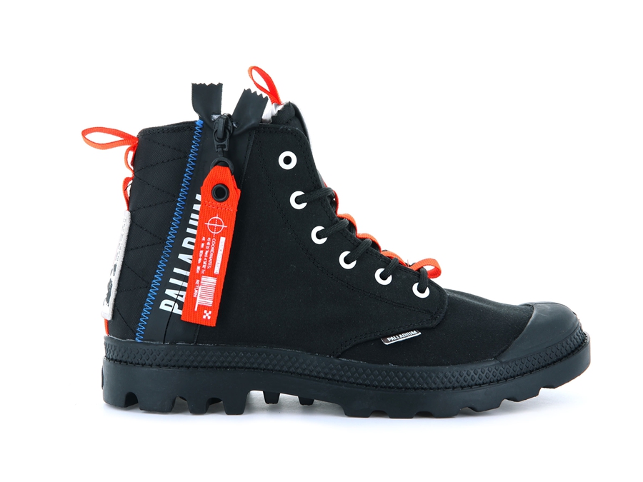 Palladium Pampa Hi Ticket To Earth Svarte | PSQ3286SI