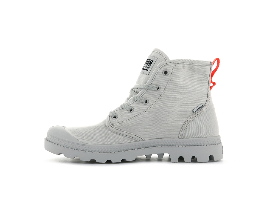 Palladium Pampa Hi Twill Grå | QQG6580NU