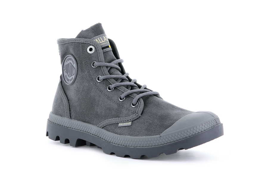 Palladium Pampa Hi Wax Grå | PNQ9865BD