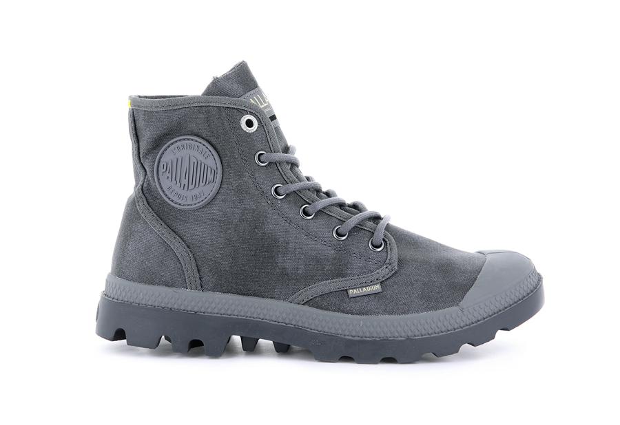 Palladium Pampa Hi Wax Grå | PNQ9865BD