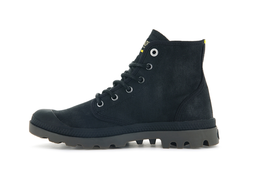 Palladium Pampa Hi Wax Svarte | MOZ1760KM