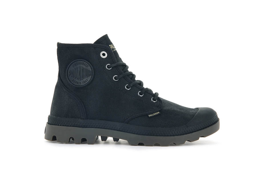 Palladium Pampa Hi Wax Svarte | MOZ1760KM