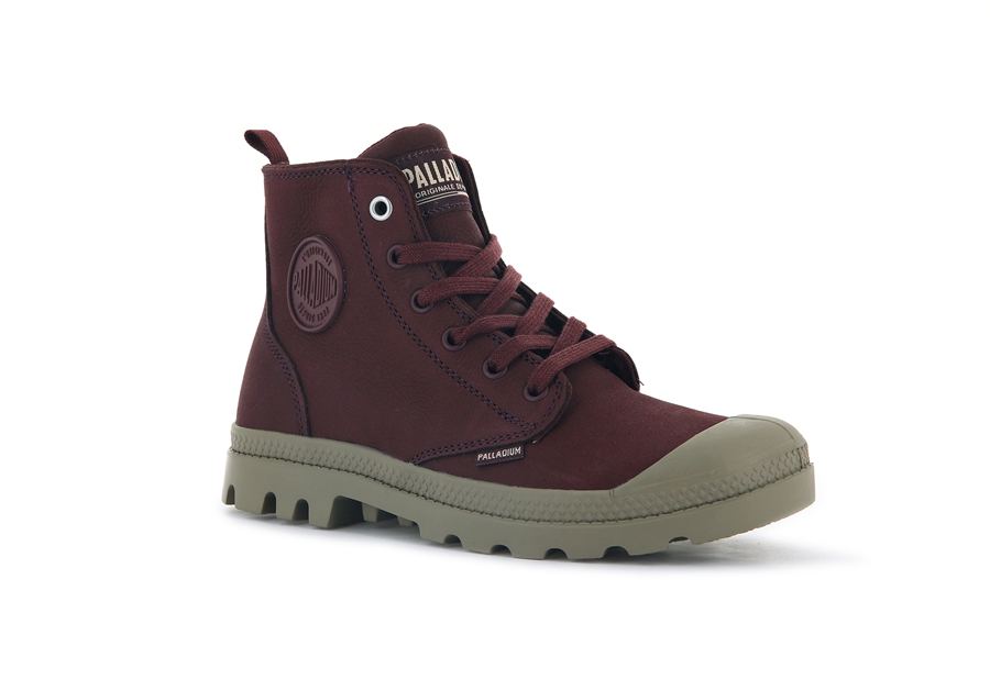 Palladium Pampa Hi Zip Sl Sjokolade | BJH981NU