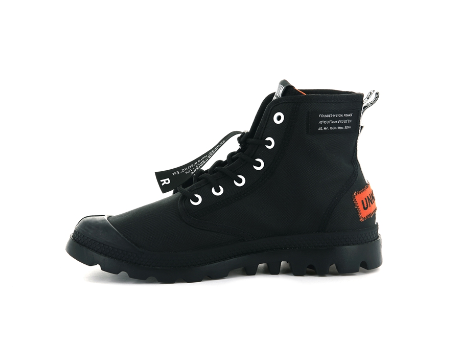 Palladium Pampa Lite Overlab Svarte | MDF4568GE