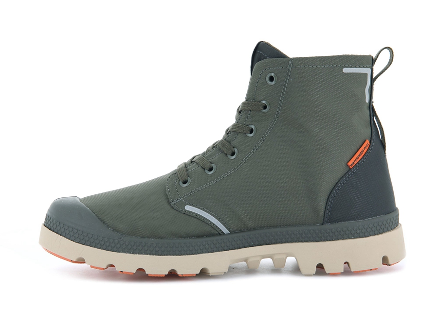 Palladium Pampa Lite+ Recycle Wp+ Olivengrønne | CCB5025PR