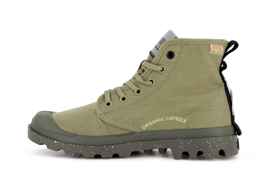 Palladium Pampa Organic Metro Grønn | VKU1742GB