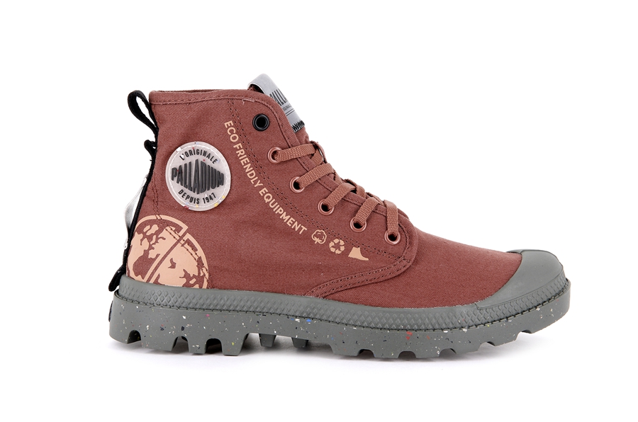 Palladium Pampa Organic Metro Kopper Brune | VHW8267SN