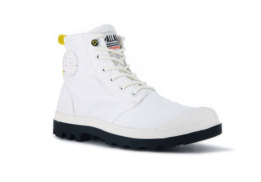 Palladium Pampa Recycle Vanntette+ 2 Hvite | UAJ897TA