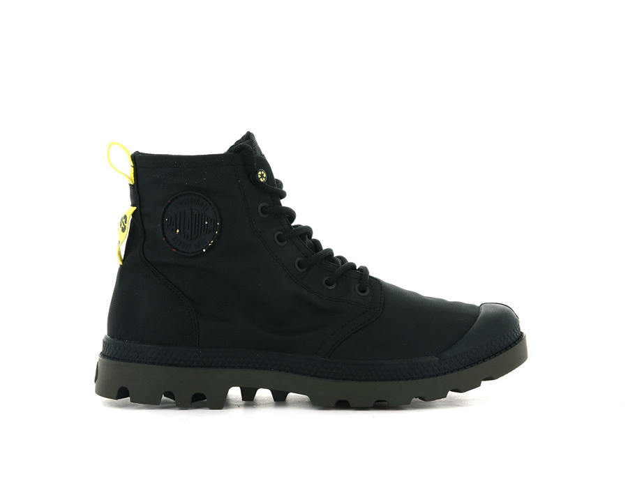 Palladium Pampa Recycle Vanntette+ 2 Svarte | GKS7233ED