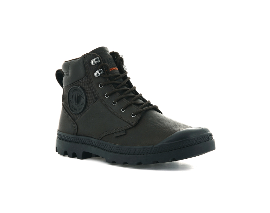 Palladium Pampa Shield Wp+ Lth Mørke Brune | HCC127GL