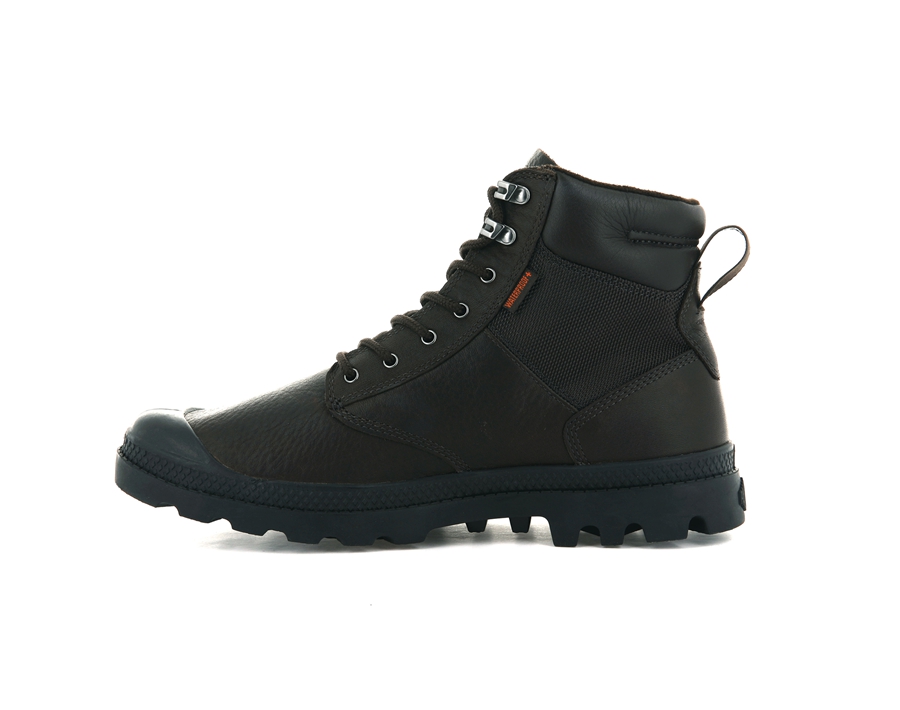 Palladium Pampa Shield Wp+ Lth Mørke Brune | HCC127GL