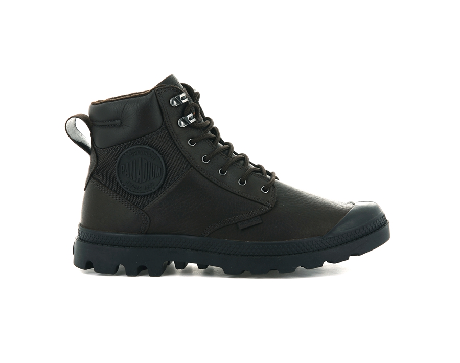 Palladium Pampa Shield Wp+ Lth Mørke Brune | HCC127GL