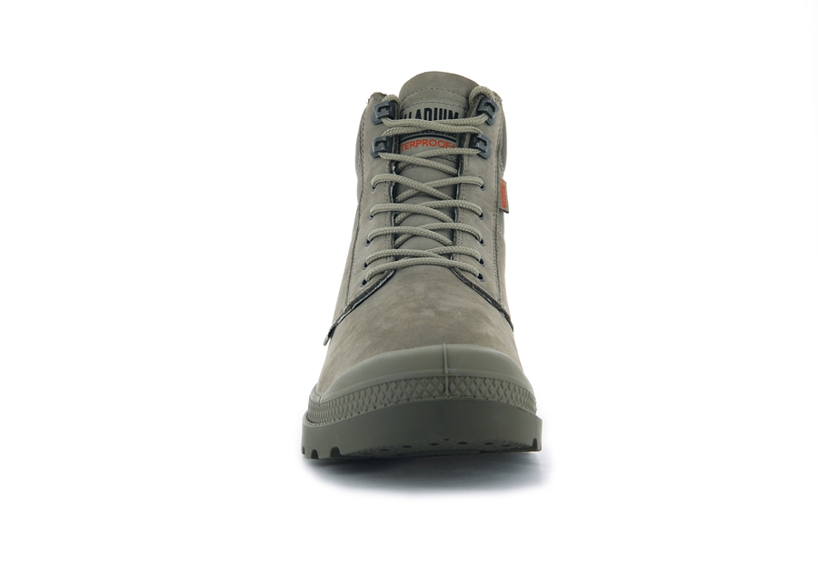 Palladium Pampa Shield Wp+ Lux Grønn | LXS237IV