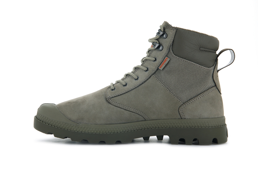 Palladium Pampa Shield Wp+ Lux Grønn | LXS237IV