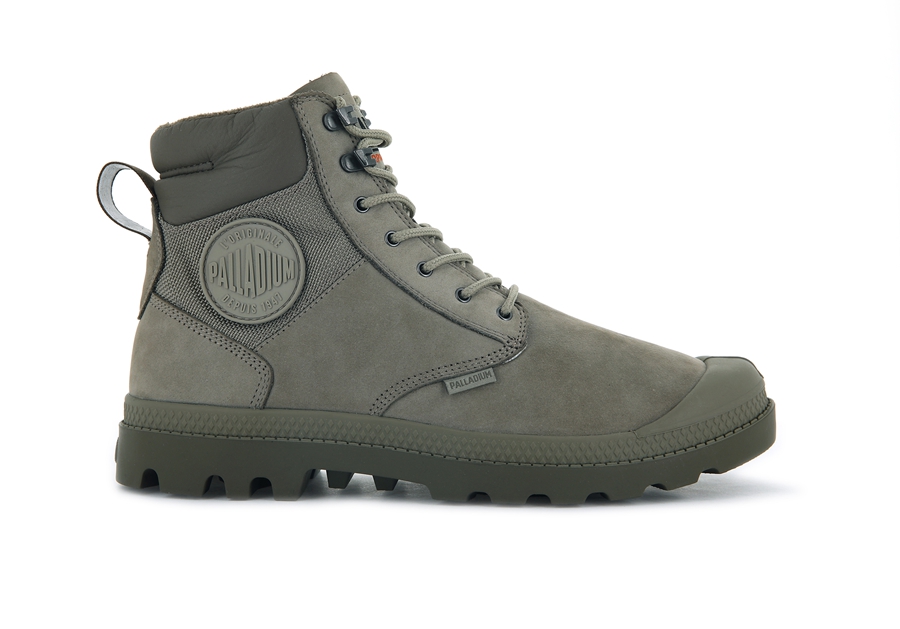 Palladium Pampa Shield Wp+ Lux Lyse Grønn | YWH853XH