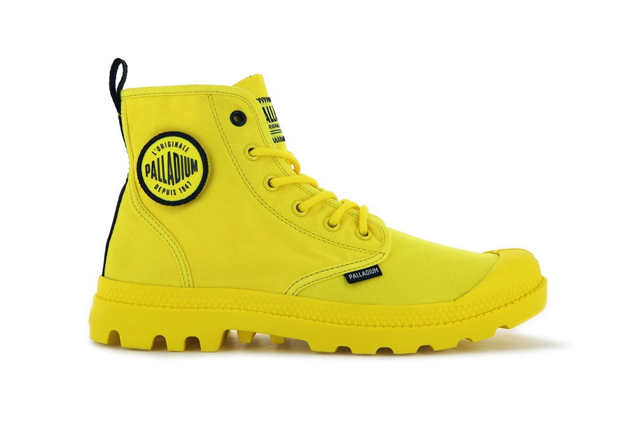 Palladium Pampa Smiley Change Gul | XEL9044NY