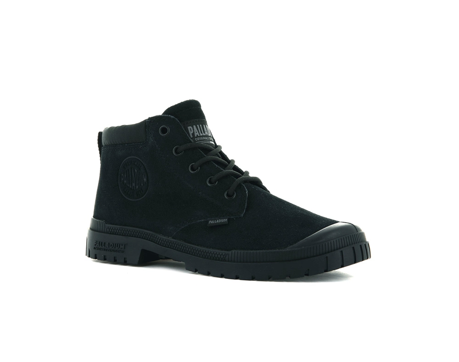 Palladium Pampa Sp20 Cuff Low Svarte | YYI3217QC