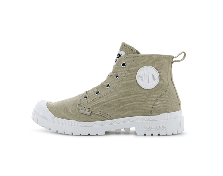 Palladium Pampa Sp20 Hi Canvas Grønn | NPF2949ET