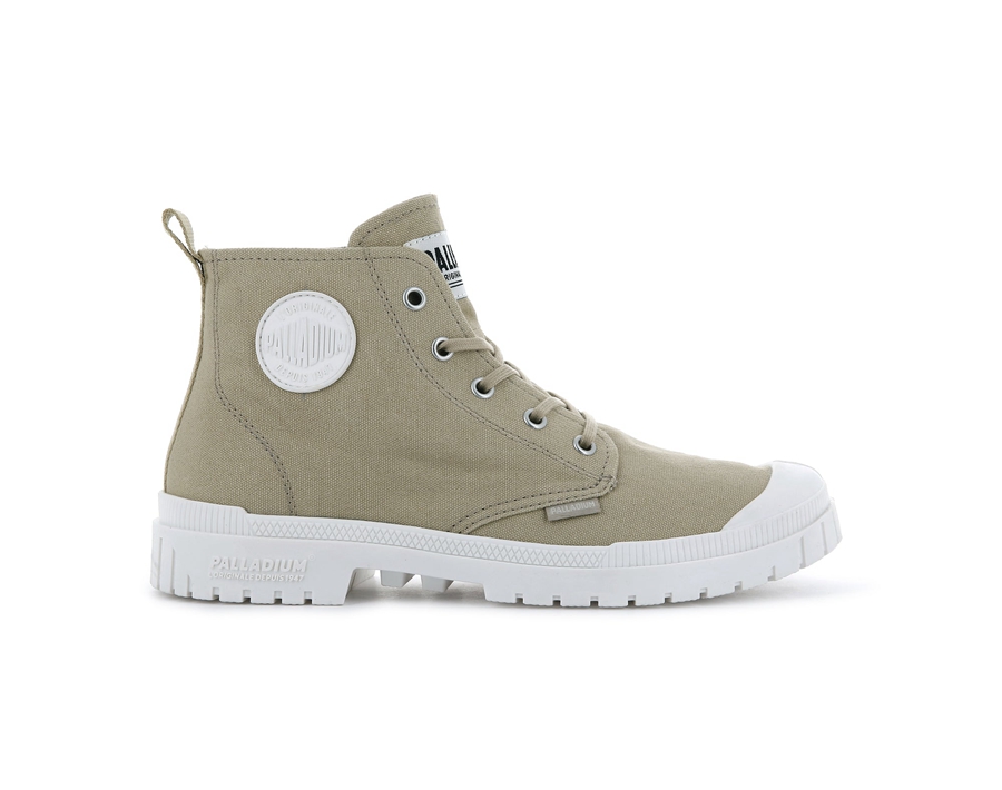 Palladium Pampa Sp20 Hi Canvas Grønn | NPF2949ET