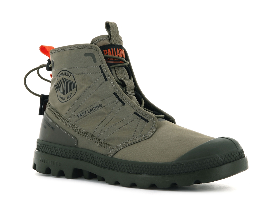 Palladium Pampa Travel Lite Grønn | RHH4825NJ