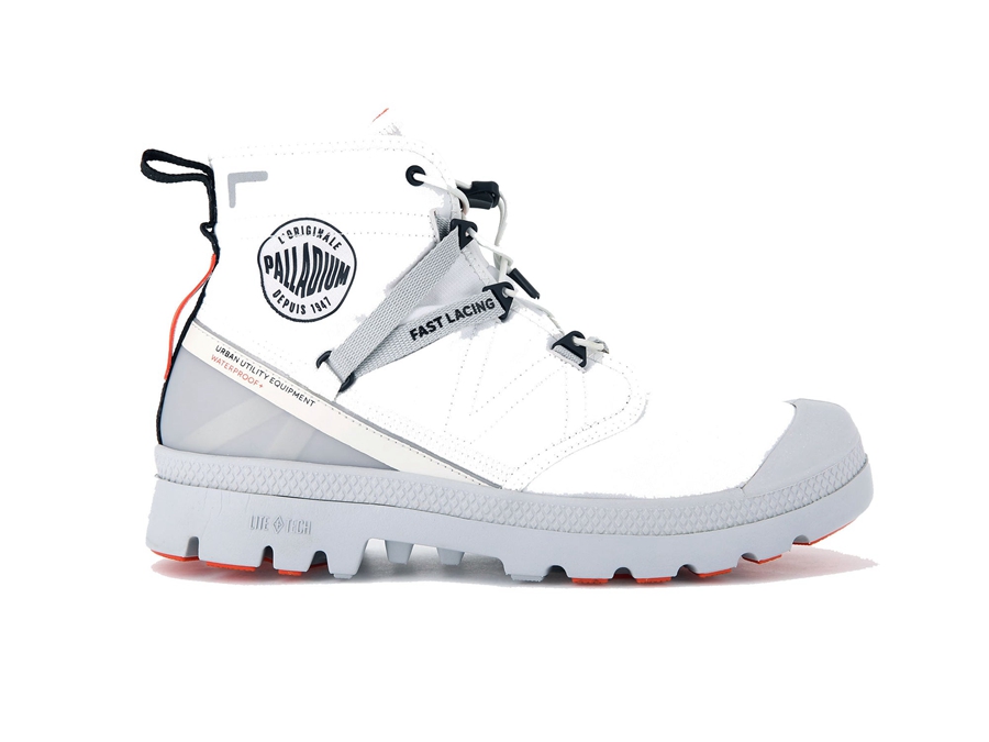 Palladium Pampa Travel Lite+ Vanntette Hvite | OZO8684IN