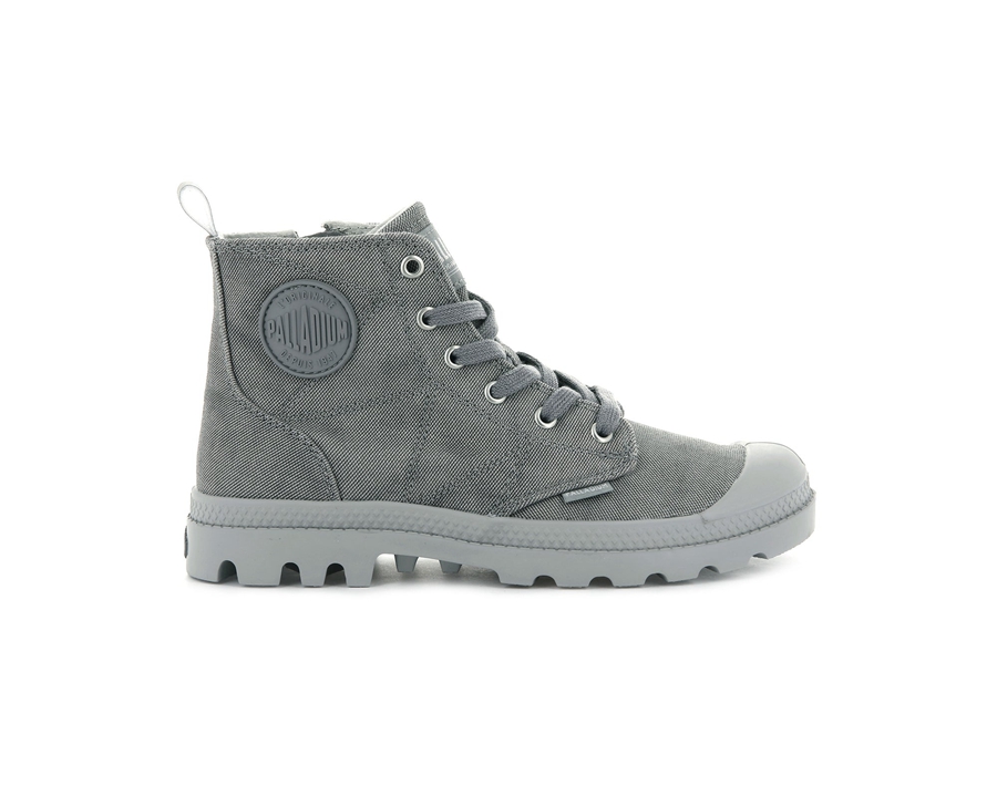 Palladium Pampa Zip Desertwash Mørke Grå | NYG4626YL