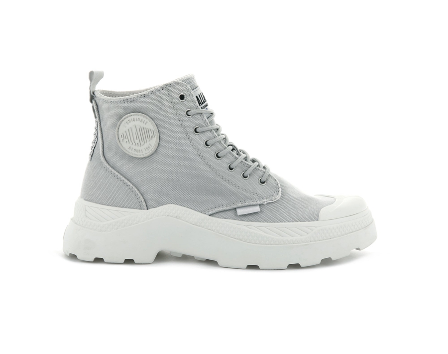 Palladium Pallakix Hi Canvas Grå | TKU5676TU