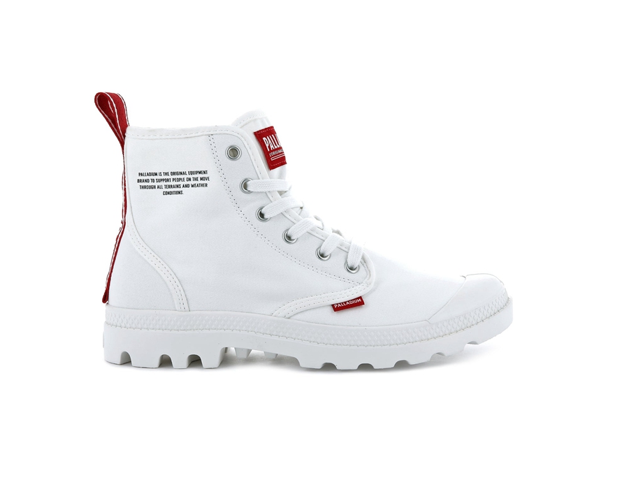 Palladium Pampa Hi Dare Hvite | CIR8033DG