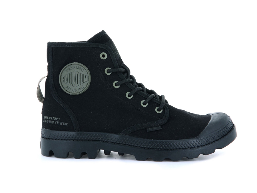 Palladium Pampa Hi Htg Supply Svarte | ABY1046UP