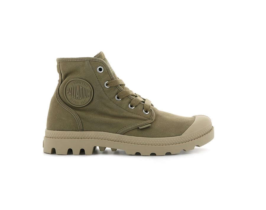 Palladium Pampa Hi Olivengrønne | JVZ4646VG