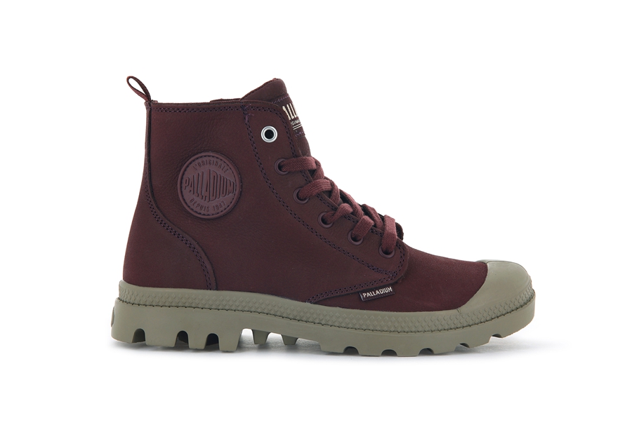 Palladium Pampa Hi Zip Sl Sjokolade | BJH981NU