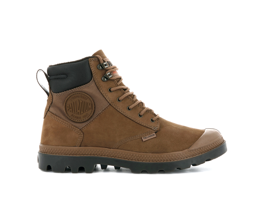 Palladium Pampa Shield Wp+ Lux Brune | UPD4230QU