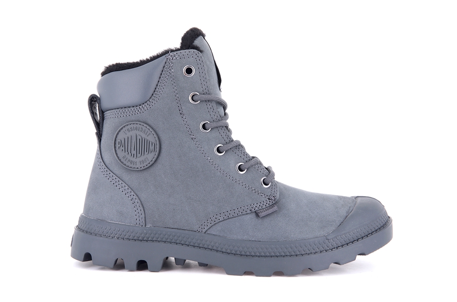 Palladium Pampa Sport Cuff Wps Mørke Grå | AIB5387BO